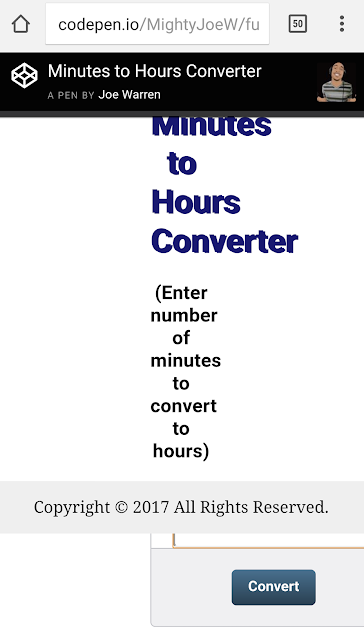 Ugly Minutes Converter