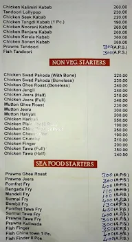 Hotel Swad menu 2