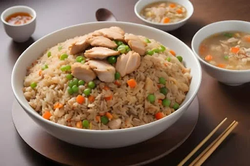 Chicken Triple Fried Rice