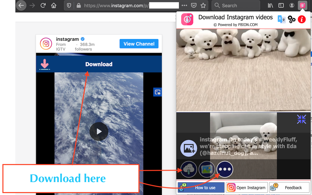 Download Instagram videos Preview image 1