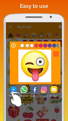 Screenshot Big Emoji sticker for WhatsApp