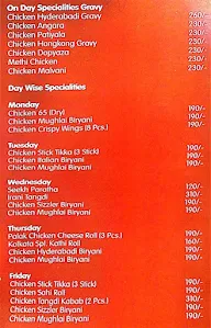 Babji Grill Kitchen menu 2