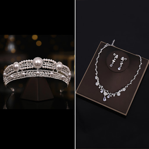 Title 2, Korean Style Wedding Retro Pearl Princess Super...