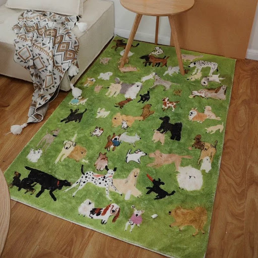 Title 6, Dog Park Entry Doormat for Carpet, Bedroom, Bed...