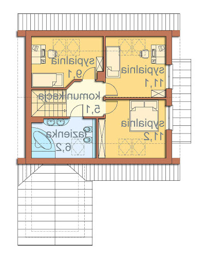 Karmelia - Rzut poddasza