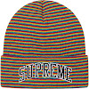 rainbow stripe beanie fw21