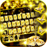 Golden Diamonds Keyboard Backg icon