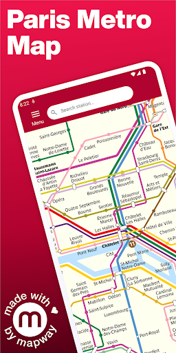 Screenshot Paris Metro – Map and Routes