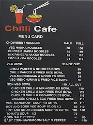 Chilli Cafe menu 2