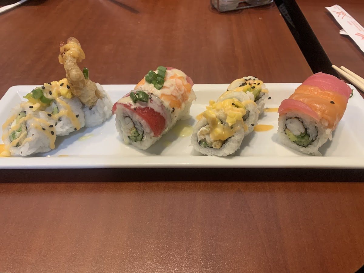 Gluten-Free Sushi at Da Pineapple Grill