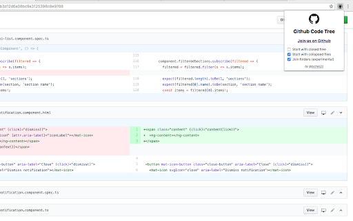 Tree Explorer for Github