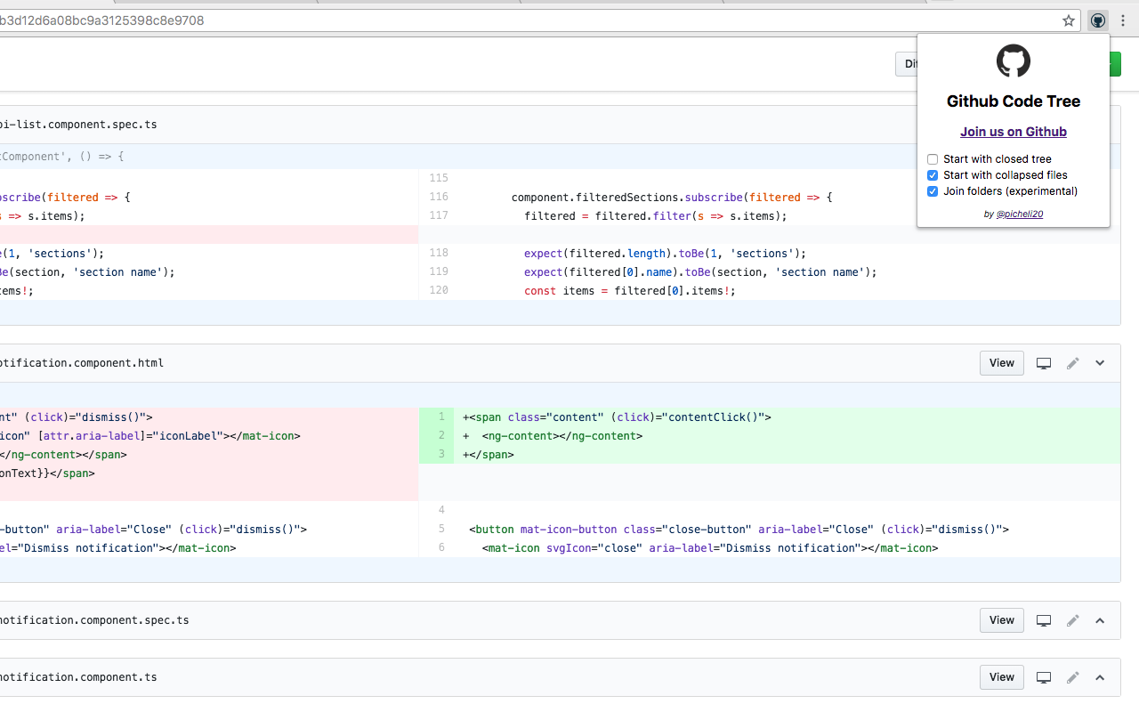 Tree Explorer for Github Preview image 5