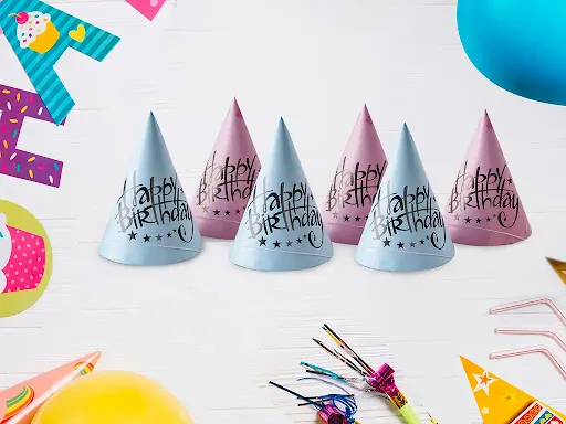 Birthday Caps (Pack Of 6)