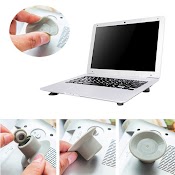 Bộ 4 Nút Silicon Kê Chân Laptop Chống Nóng, Tản Nhiệt Cool Feet, Nút Cách Nhiệt Máy Tính, Giá Đỡ Laptop Khogiasi247