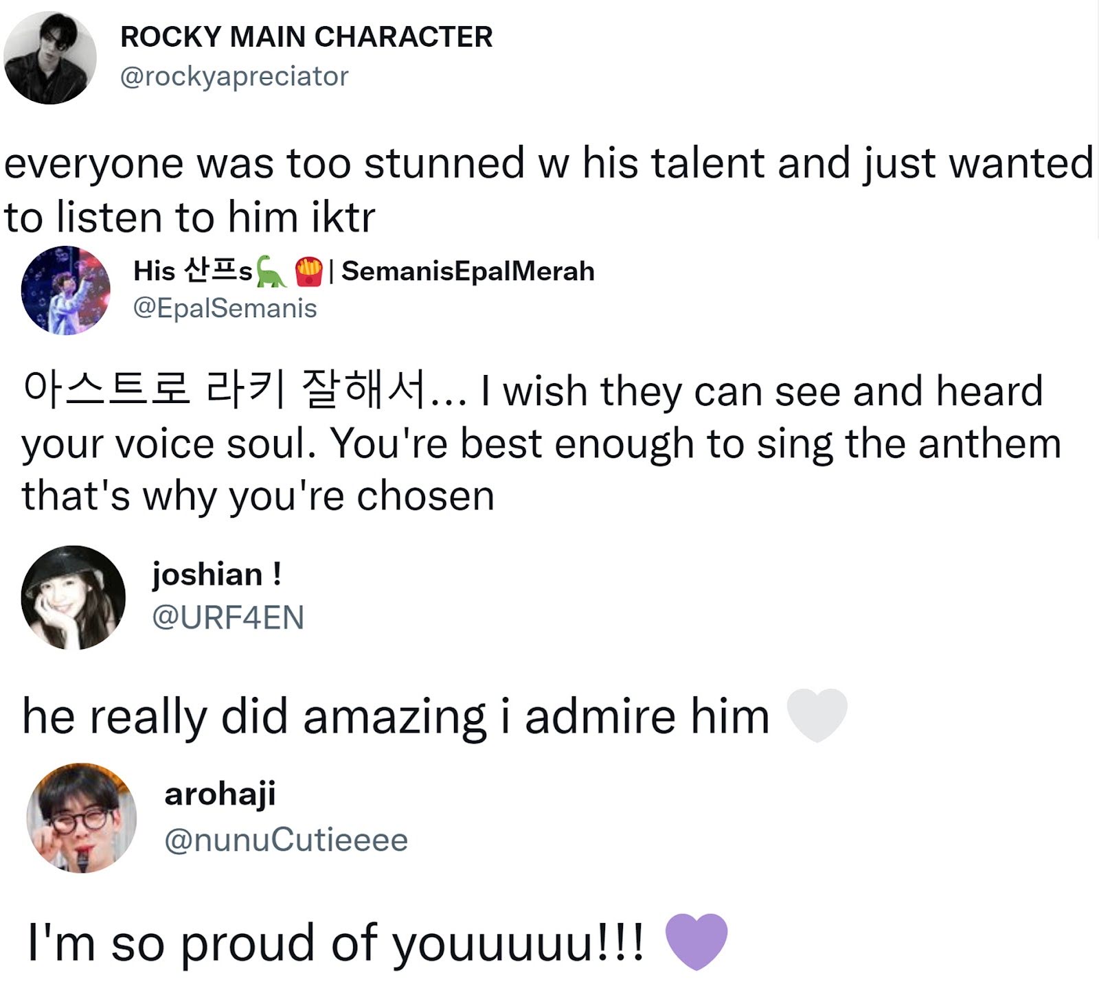 astro rocky comments