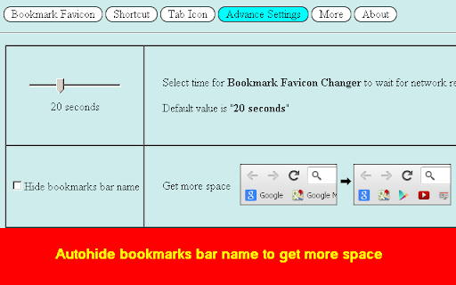 Bookmark Favicon Changer