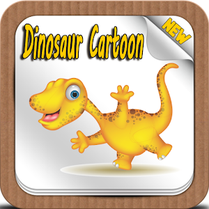 Dinosaur cartoon for kids  Icon