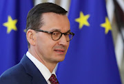 Poland's prime minister Mateusz Morawiecki arrives at a European Union leaders summit to discuss Brexit, in Brussels, Belgium, on April 10 2019. 