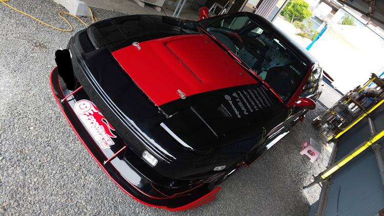 180SXのスーパーカブ・デブ活・洗車・今夜は月一ミーティング・明日はモーターフェスタに関するカスタム事例の投稿画像1枚目