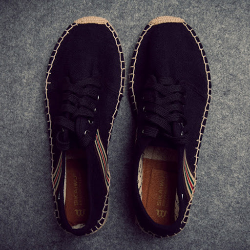 Title 7, Mens Lace-up Canvas Fisherman Shoes offer casu...