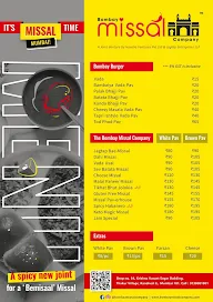 Bombay Missal Company menu 1