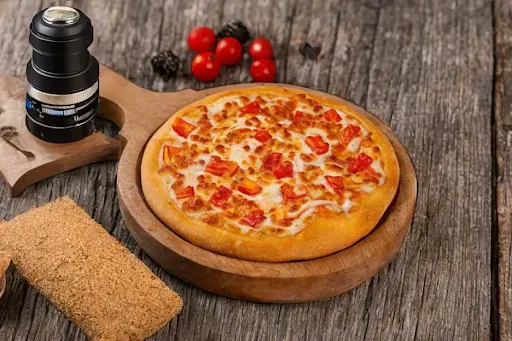 Double Topping Pizza With Coke Soft Beverage [250ml]