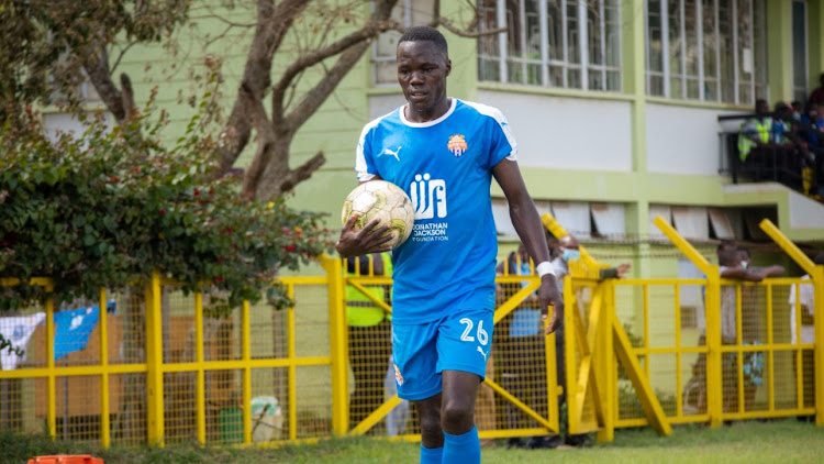 City Stars left back Dennis Wanjala in a past match