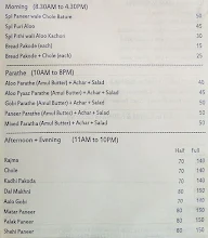 Sai Food Corner menu 2