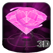 Pink Diamond Love 3D Theme 2.0.8 Icon