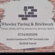 Wheeler paving and brickwork Logo