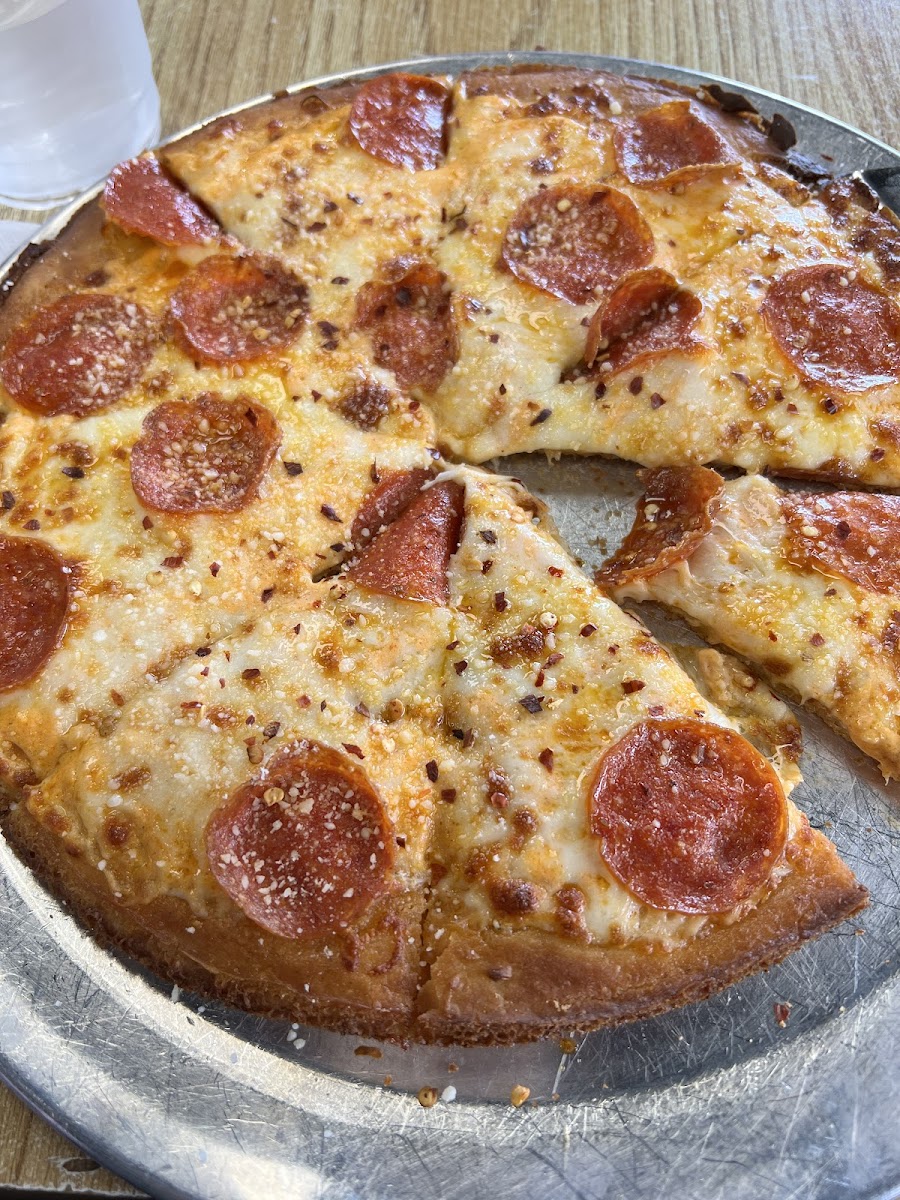 Gf pepperoni pizza