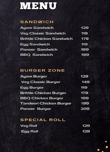 Call Me Crush(Take Away) menu 