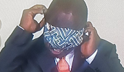 President Cyril Ramaphosa had a mask fumble at the end of his speech.