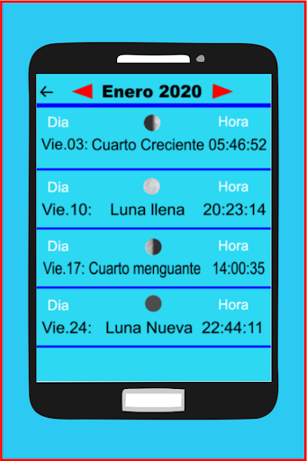 Lunar Calendar 2020 - Phases of the Moon