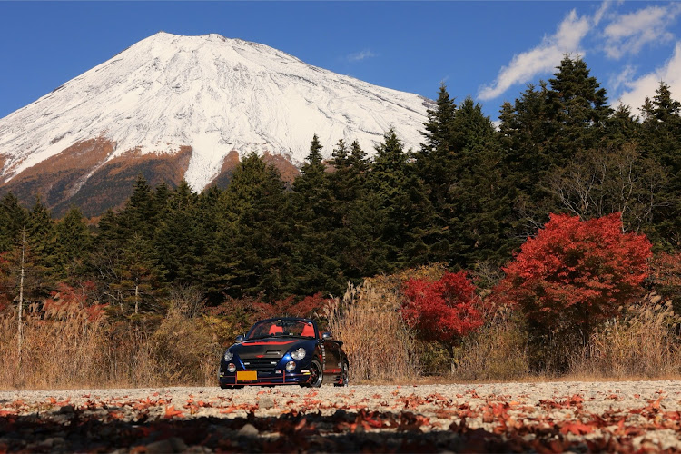 コペンのマイコペン・色味加工✨・ドライブ・富士山とコラボに関するカスタム事例の投稿画像2枚目
