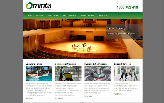 Ominta Group Commercial Cleaning in Melbourne chrome extension