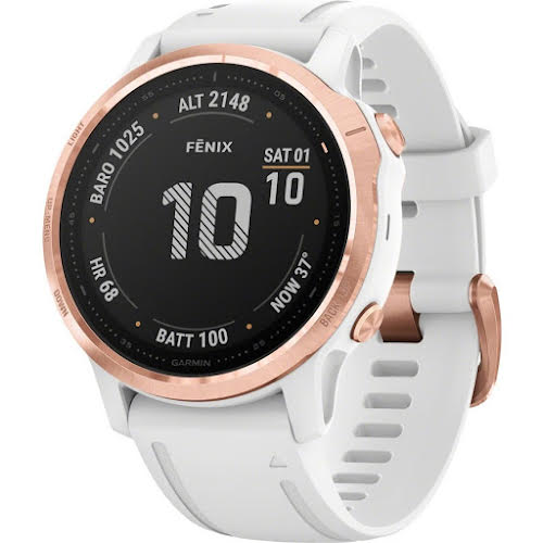 Garmin Fenix 6S Pro GPS Watch - Rose Gold (open box)