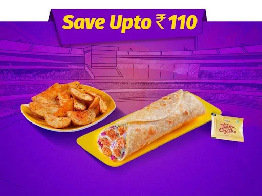 Powerplay Non-Veg Wrap & Side Meal At 155
