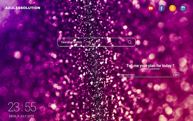 Glitter Wallpaper - New Tab Theme