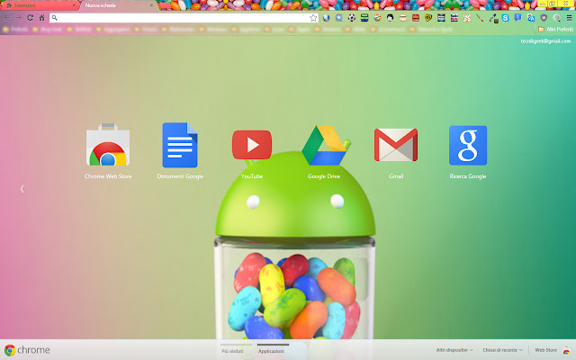 Tema Android Jelly Bean by TecnikGeek chrome extension