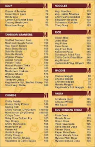 Pagdiwala's Sweets & Restaurant menu 2