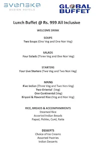 Mesa Cafe Global Buffet - Svenska Design Hotel menu 2