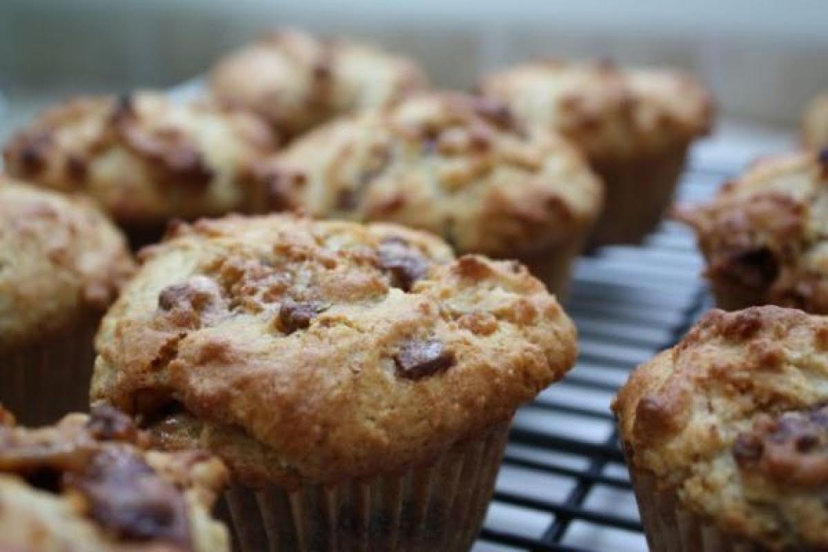 Snickers Peanut Butter Muffins | Just A Pinch Recipes