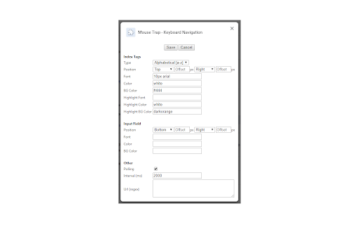 Mouse Trap - Keyboard Navigation