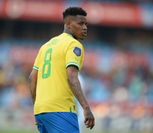 Bongani Zungu of Mamelodi Sundowns has taken over the jersey number 8 from Hlompho Kekana.