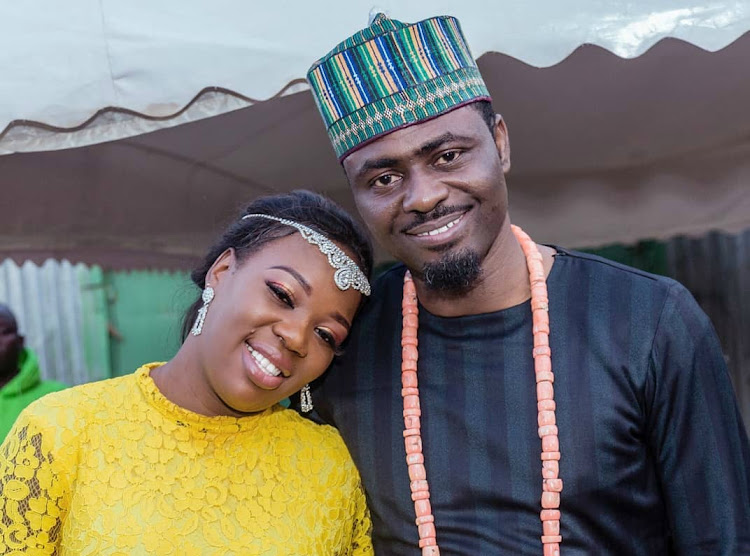 Ruth Matete and her husband John Apewajoye.