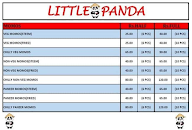 Little Panda menu 2