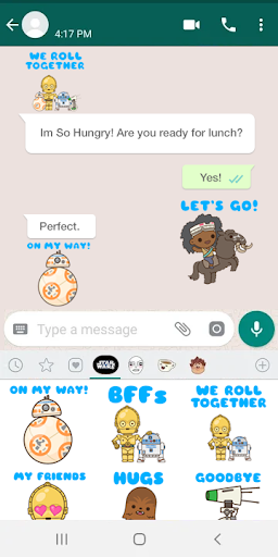 Screenshot The Rise of Skywalker Stickers