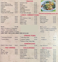 Mamakhane Hotel Dadar Station menu 1