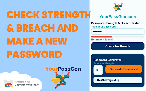 YourPassgen: Password Strength & Breach Tester